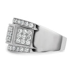 Lab-Grown Diamond Ring in 14K White Gold (2 ct. tw.), Size 7 - Sophia Jewelers