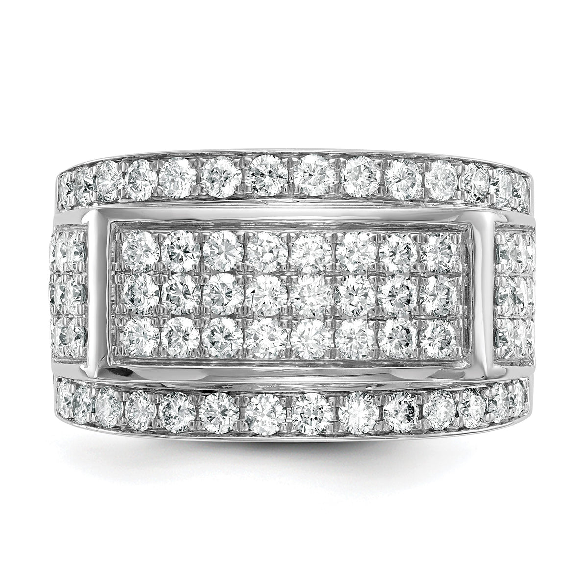 Lab-Grown Diamond Ring in 14K White Gold (2 ct. tw.), Size 7 - Sophia Jewelers
