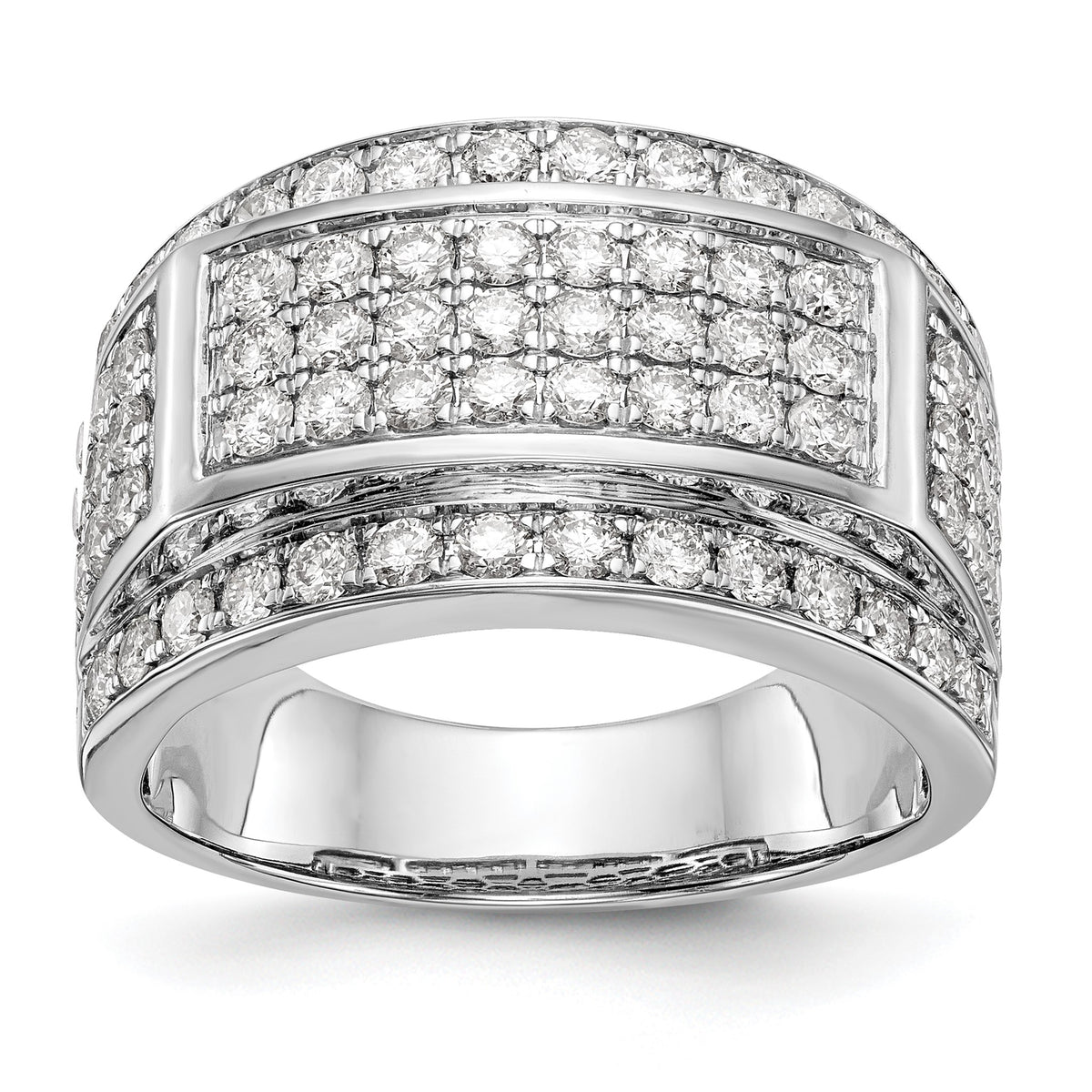 Lab-Grown Diamond Ring in 14K White Gold (2 ct. tw.), Size 7 - Sophia Jewelers Main image