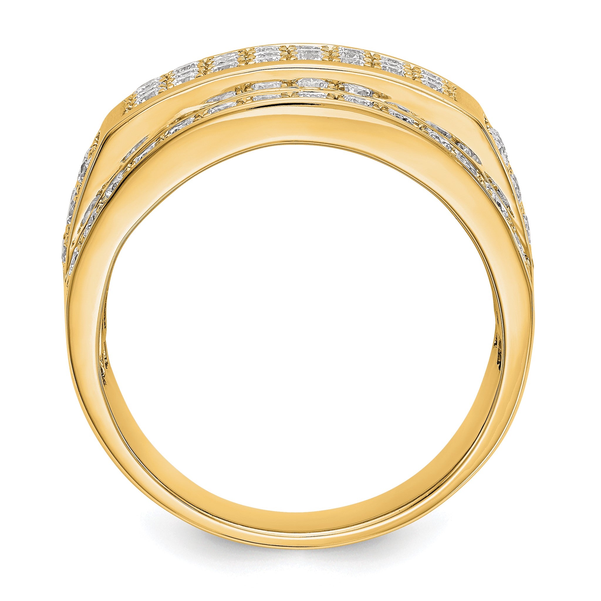 Lab-Grown Diamond Ring in 14K Yellow Gold (2 ct. tw.), Size 7 Secondary image
