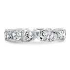14k White Gold 3 carat Lab Grown Diamond VS+ F+ Complete Fashion Ring