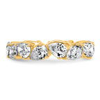 14k 3 carat Lab Grown Diamond VS+ F+ Complete Fashion Ring