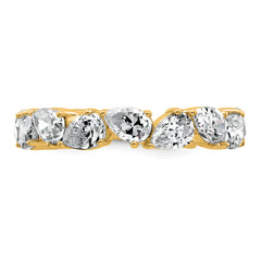 14k 3 carat Lab Grown Diamond VS+ F+ Complete Fashion Ring