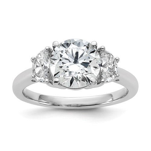 Certified Lab-Grown Diamond Engagement Ring in 14K White Gold (2 1/2 ct. tw., VS/SI+ G+), Size 7 - Sophia Jewelers Main image