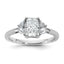 Certified Three-Stone Lab-Grown Diamond Engagement Ring in 14K White Gold (1 3/8 ct. tw.), Size 7 - Sophia Jewelers