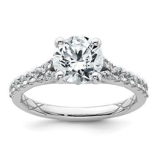 Lab-Grown Diamond Engagement Ring in 14K White Gold (1 3/4 ct. tw., VS/SI+ G+), Size 7 - Sophia Jewelers