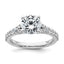 Lab-Grown Diamond Engagement Ring in 14K White Gold (2 1/2 ct. tw., VS/SI+ G+), Size 7 - Sophia Jewelers