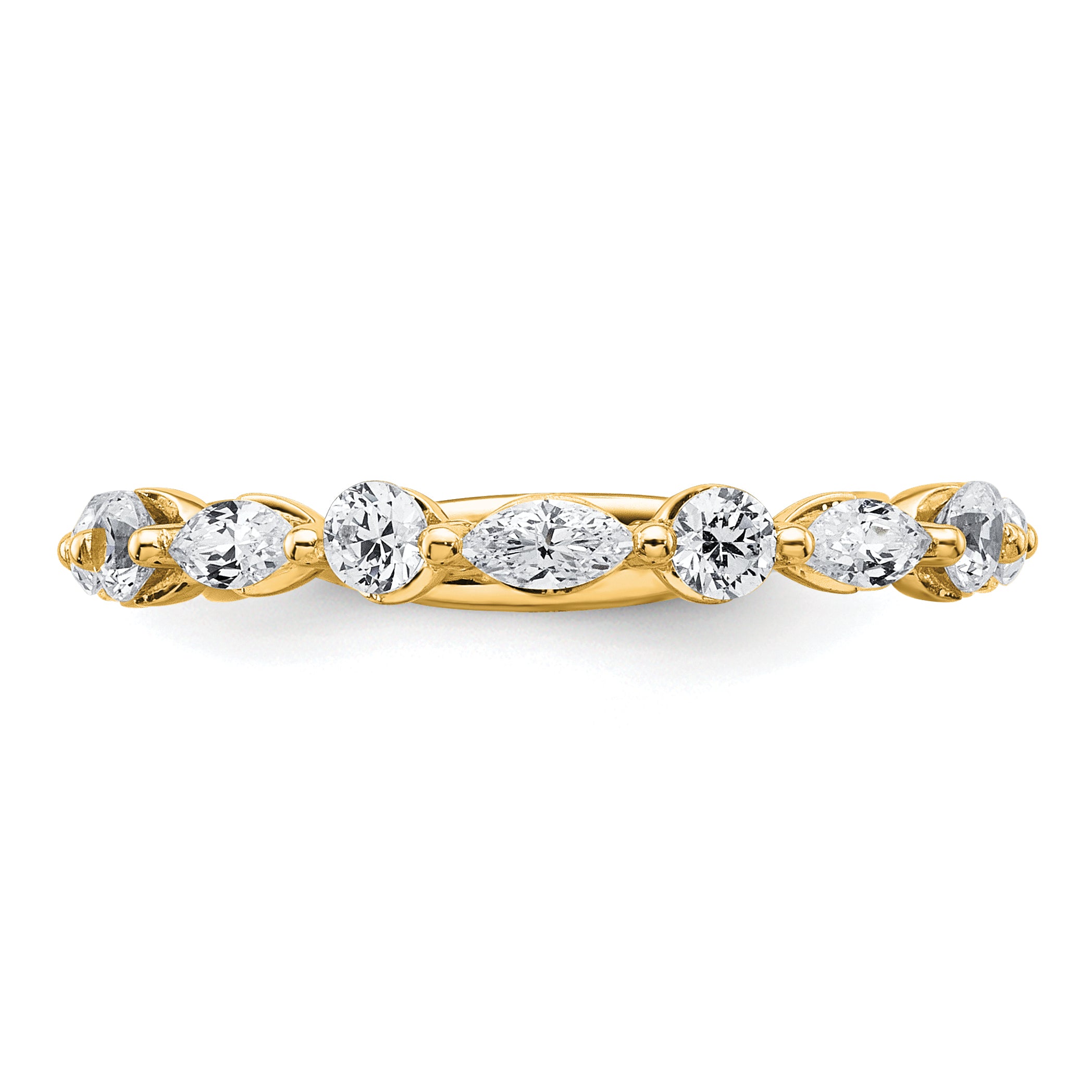 True Origin 14k 3/4 carat Lab Grown Diamond VS+ F+ Wedding Band