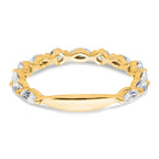 True Origin 14k 3/4 carat Lab Grown Diamond VS+ F+ Wedding Band