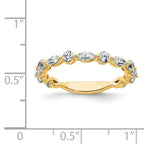 True Origin 14k 3/4 carat Lab Grown Diamond VS+ F+ Wedding Band