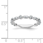 True Origin 14k White Gold 3/4 carat Lab Grown Diamond VS+ F+ Wedding Band