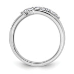 Lab-Grown Diamond Band in 14K White Gold, 2.9mm (3/8 ct. tw.), Size 7 - Sophia Jewelers
