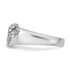 Lab-Grown Diamond Band in 14K White Gold, 2.9mm (3/8 ct. tw.), Size 7 - Sophia Jewelers