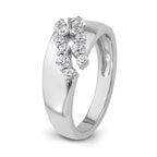 Lab-Grown Diamond Band in 14K White Gold, 2.9mm (3/8 ct. tw.), Size 7 - Sophia Jewelers