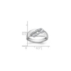 Lab-Grown Diamond Band in 14K White Gold, 2.9mm (3/8 ct. tw.), Size 7 - Sophia Jewelers