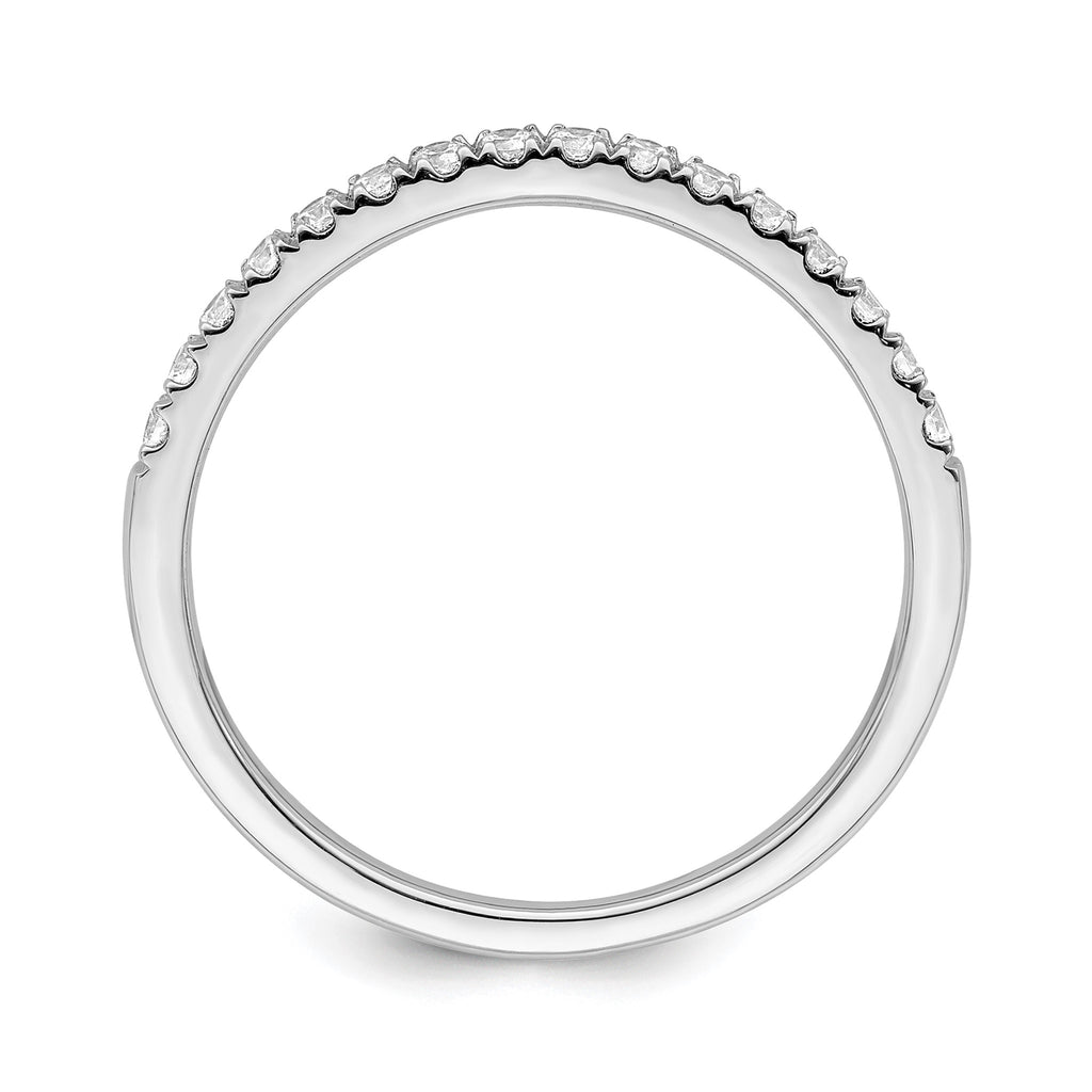 Lab-Grown Diamond Wedding Band in 14K White Gold, 1.5mm (1/2 ct. tw.), Size 7 - Sophia Jewelers