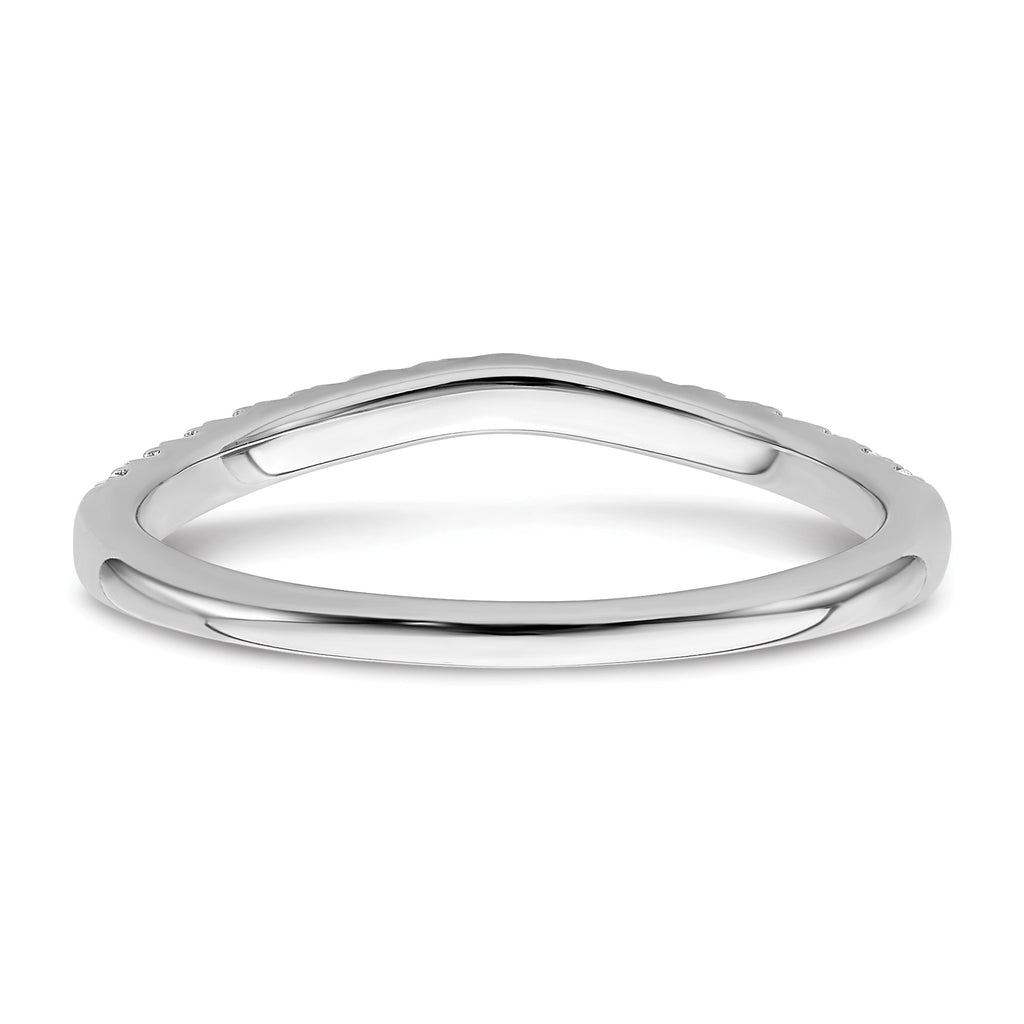 Lab-Grown Diamond Wedding Band in 14K White Gold, 1.5mm (1/2 ct. tw.), Size 7 - Sophia Jewelers
