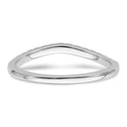Lab-Grown Diamond Wedding Band in 14K White Gold, 1.7mm (1/2 ct. tw.), Size 7 - Sophia Jewelers