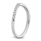 Lab-Grown Diamond Wedding Band in 14K White Gold, 1.7mm (1/2 ct. tw.), Size 7 - Sophia Jewelers