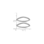 Lab-Grown Diamond Wedding Band in 14K White Gold, 1.7mm (1/2 ct. tw.), Size 7 - Sophia Jewelers