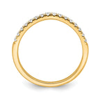 Lab-Grown Diamond Wedding Band in 14K Yellow Gold, 1.7mm (1/2 ct. tw.), Size 7 - Sophia Jewelers