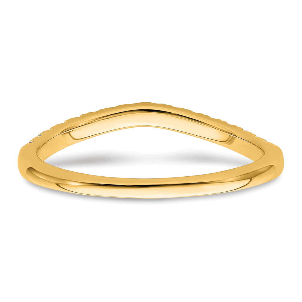 Lab-Grown Diamond Wedding Band in 14K Yellow Gold, 1.7mm (1/2 ct. tw.), Size 7 - Sophia Jewelers
