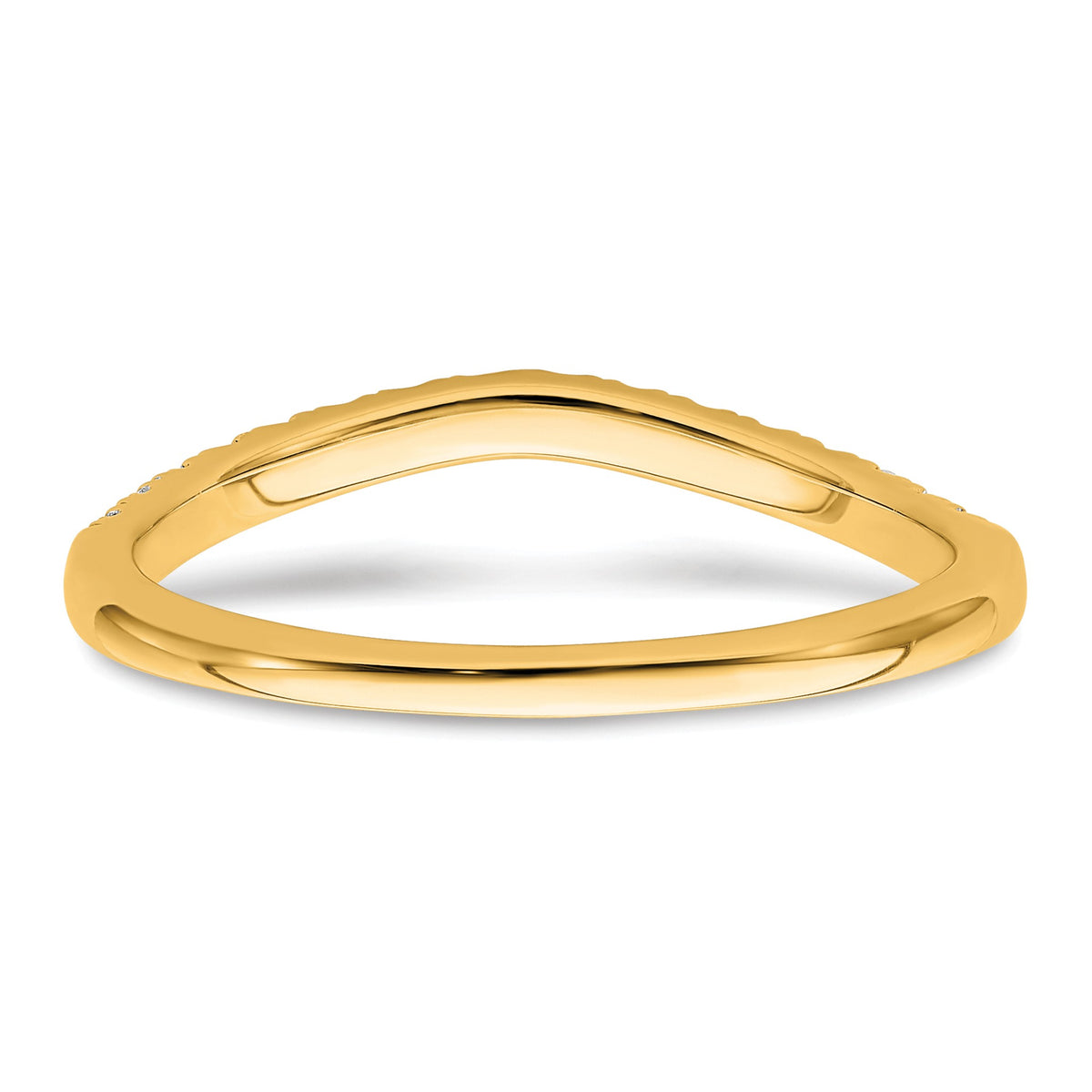 Lab-Grown Diamond Wedding Band in 14K Yellow Gold, 1.7mm (1/2 ct. tw.), Size 7 - Sophia Jewelers