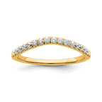 Lab-Grown Diamond Wedding Band in 14K Yellow Gold, 1.7mm (1/2 ct. tw.), Size 7 - Sophia Jewelers