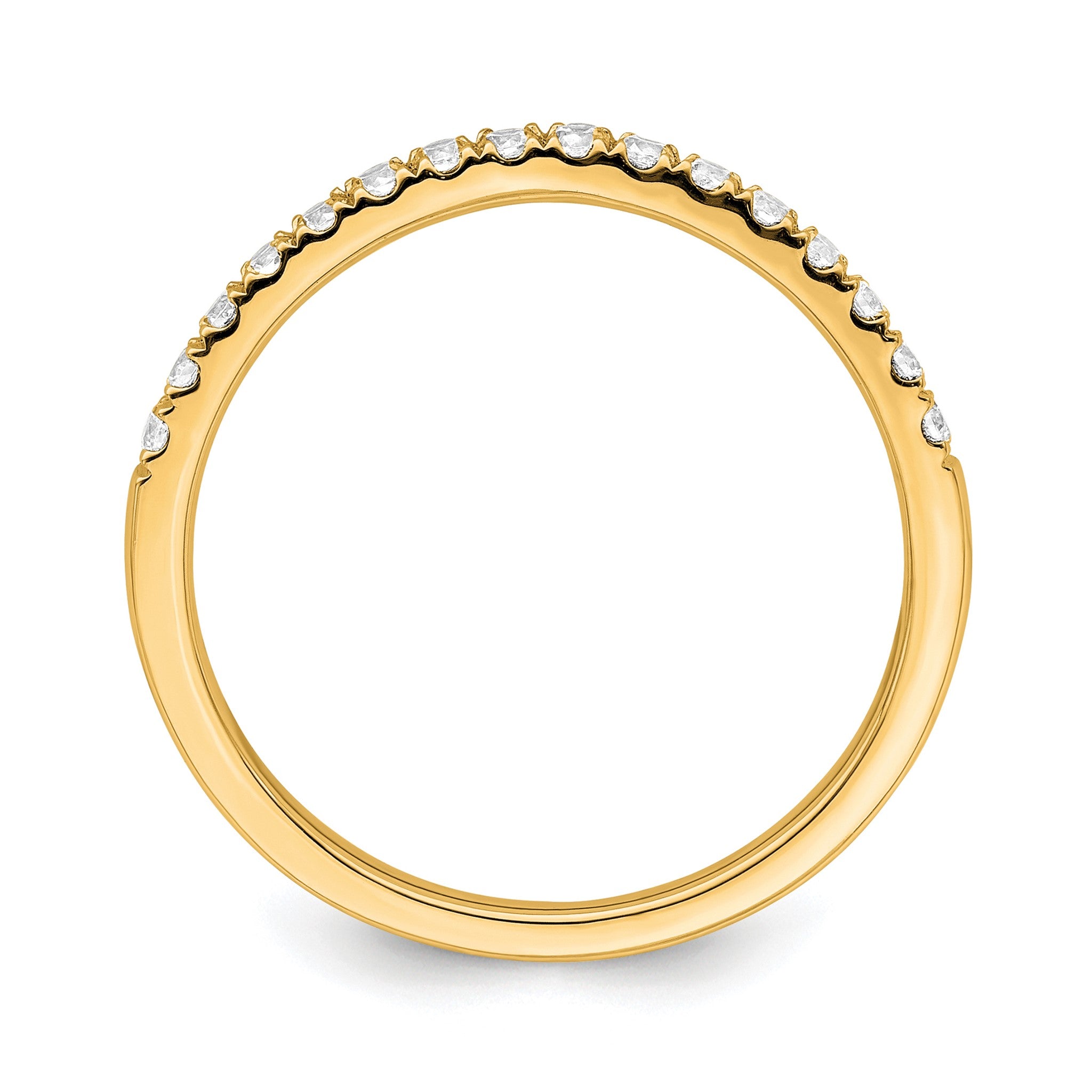 Lab-Grown Diamond Wedding Band in 14K Yellow Gold, 1.5mm (1/2 ct. tw.), Size 7 Secondary image