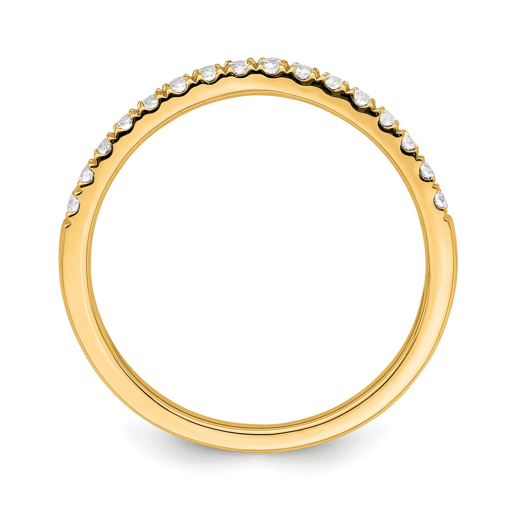 Lab-Grown Diamond Wedding Band in 14K Yellow Gold, 1.5mm (1/2 ct. tw.), Size 7 - Sophia Jewelers