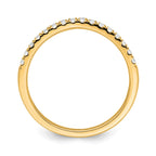 Lab-Grown Diamond Wedding Band in 14K Yellow Gold, 1.5mm (1/2 ct. tw.), Size 7 - Sophia Jewelers