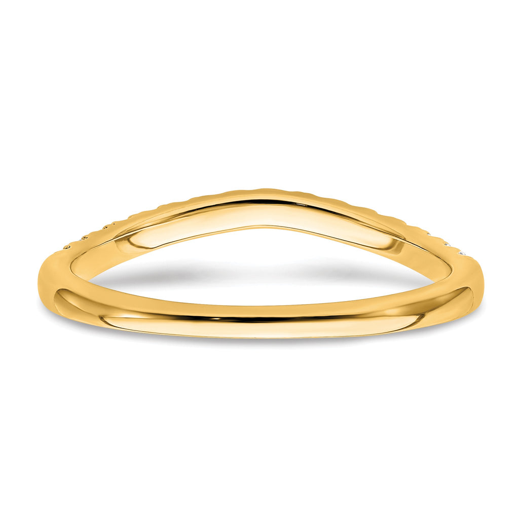 Lab-Grown Diamond Wedding Band in 14K Yellow Gold, 1.5mm (1/2 ct. tw.), Size 7 - Sophia Jewelers
