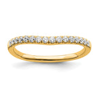 Lab-Grown Diamond Wedding Band in 14K Yellow Gold, 1.5mm (1/2 ct. tw.), Size 7 - Sophia Jewelers