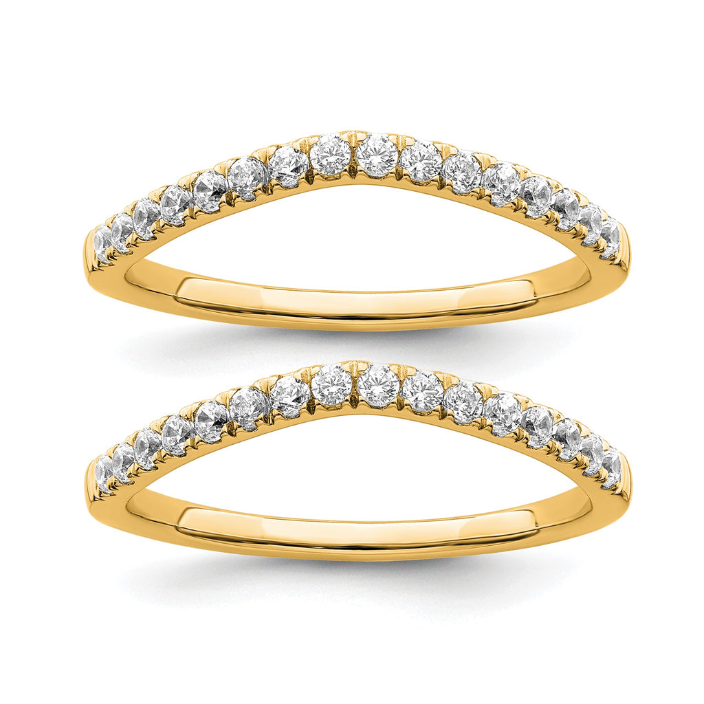 Lab-Grown Diamond Wedding Band in 14K Yellow Gold, 1.5mm (1/2 ct. tw.), Size 7 - Sophia Jewelers