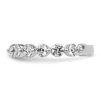 Round Lab-Grown Diamond Wedding Band in 14K White Gold, 2.3mm (1 1/2 ct. tw.), Size 7 - Sophia Jewelers