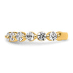 Round Lab-Grown Diamond Wedding Band in 14K Yellow Gold, 2.3mm (1 1/2 ct. tw.), Size 7 - Sophia Jewelers