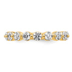 Round Lab-Grown Diamond Wedding Band in 14K Yellow Gold, 2.3mm (1 1/2 ct. tw.), Size 7 - Sophia Jewelers