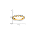 Round Lab-Grown Diamond Wedding Band in 14K Yellow Gold, 2.3mm (1 1/2 ct. tw.), Size 7 - Sophia Jewelers