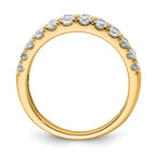 Lab-Grown Diamond Row Band in 14K Yellow Gold, 3.2mm (1 1/4 ct. tw.), Size 7 - Sophia Jewelers