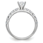 14k Certified 1 3/4 carat Lab Grown Diamond VS+ F+ Marquise Complete Engagement Ring