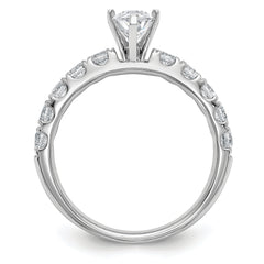 14k Certified 1 3/4 carat Lab Grown Diamond VS+ F+ Marquise Complete Engagement Ring