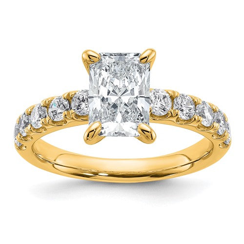 Lab-Grown Diamond Engagement Ring in 14K Yellow Gold (2 1/5 ct. tw.), Size 7 - Sophia Jewelers