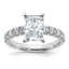 Certified Lab-Grown Diamond Engagement Ring in 14K White Gold (2 3/4 ct. tw.), Size 7 - Sophia Jewelers