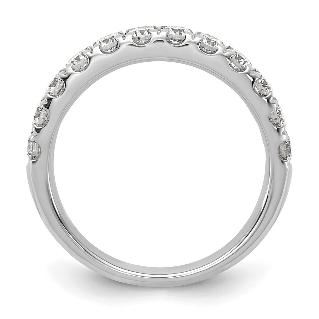 14k White Gold 7/8 carat Lab Grown Diamond VS+ F+ Complete Wedding Band