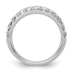 14k White Gold 7/8 carat Lab Grown Diamond VS+ F+ Complete Wedding Band