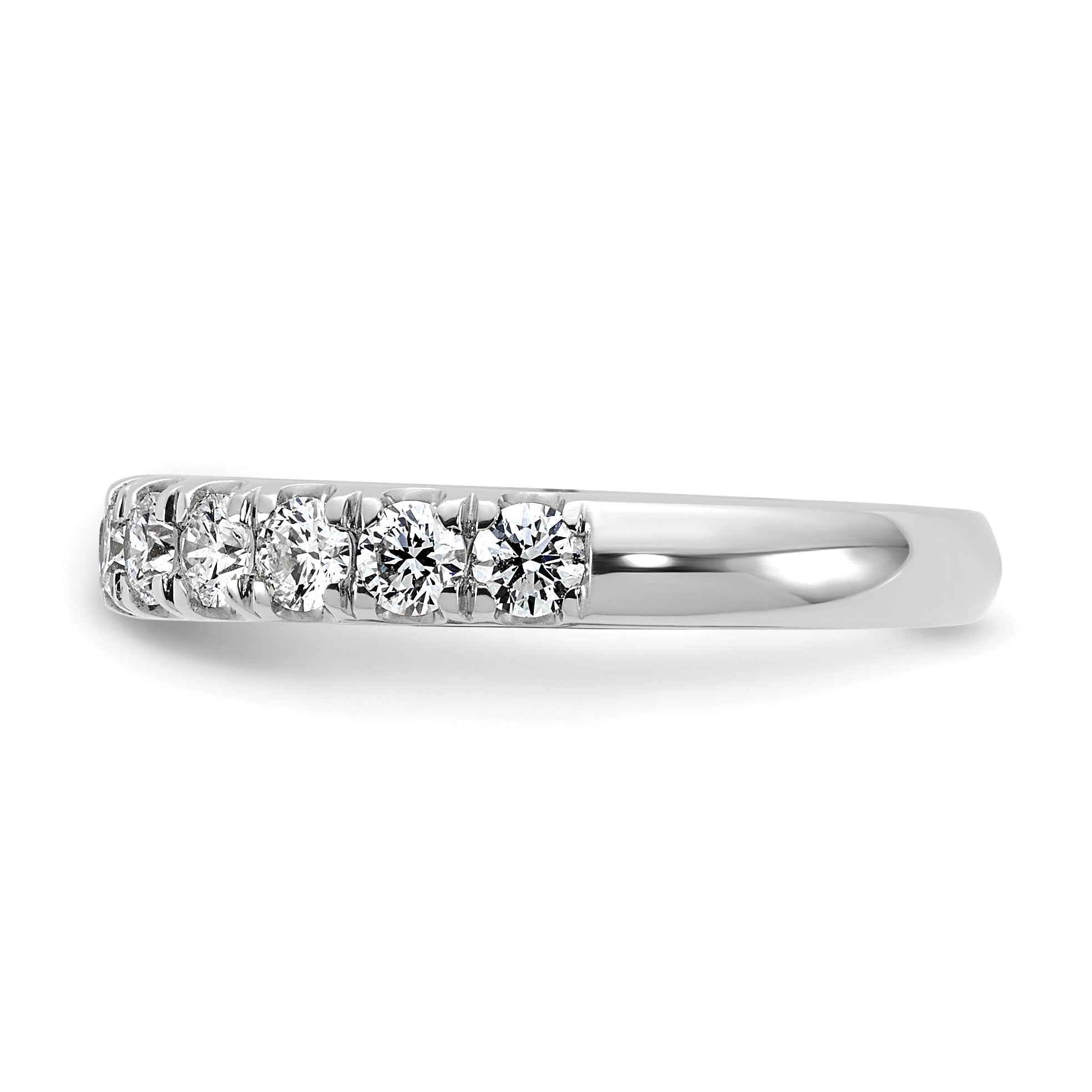 14k White Gold 7/8 carat Lab Grown Diamond VS+ F+ Complete Wedding Band