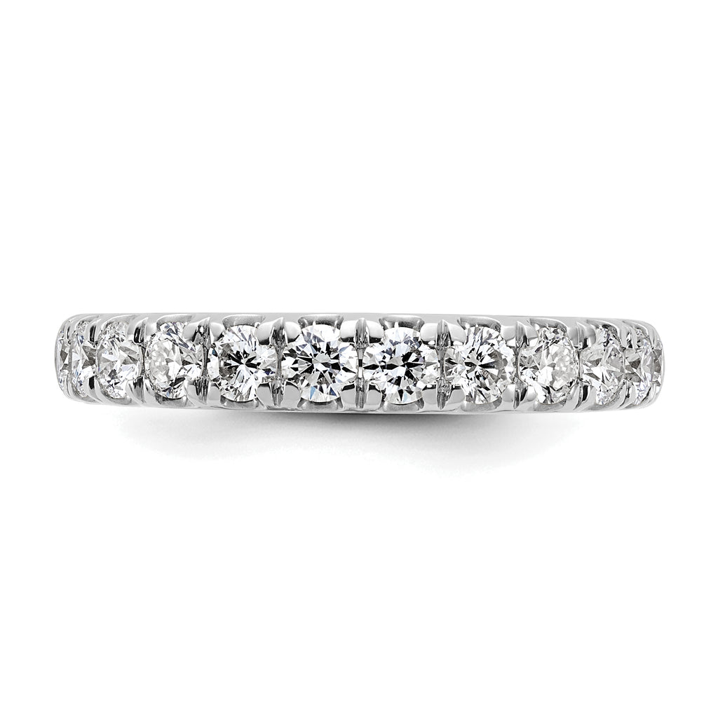14k White Gold 7/8 carat Lab Grown Diamond VS+ F+ Complete Wedding Band