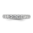 14k White Gold 7/8 carat Lab Grown Diamond VS+ F+ Complete Wedding Band