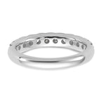 14k White Gold 7/8 carat Lab Grown Diamond VS+ F+ Complete Wedding Band