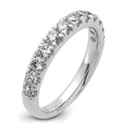 14k White Gold 7/8 carat Lab Grown Diamond VS+ F+ Complete Wedding Band